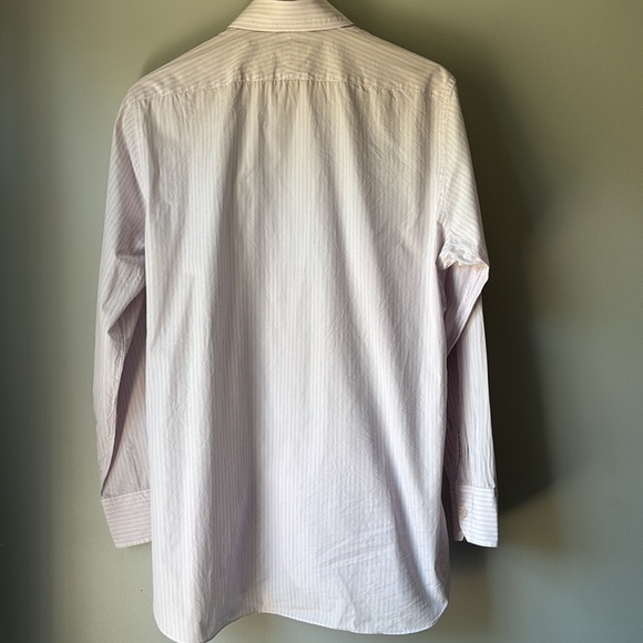 THOMAS PINK  Light Pink Dress Shirt size 17 neck slim fit. - Picture 4 of 8